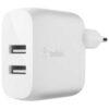 Belkin Dual USB Charger 12W White